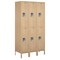 Salsbury Industries Wardrobe Locker, 45" W, 18" D, 78" H, (3) Wide, (6) Openings, Tan 52368TN-U - alternate 1